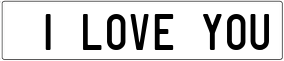 Truck License Plate